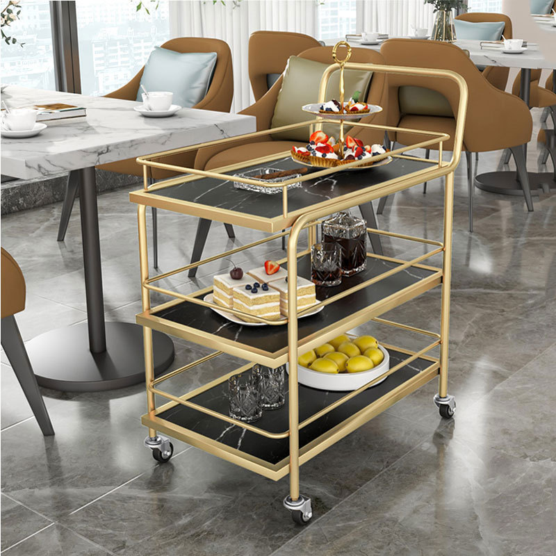 Food Storage For Restaurant - PYH mobile trolley, light luxury storage