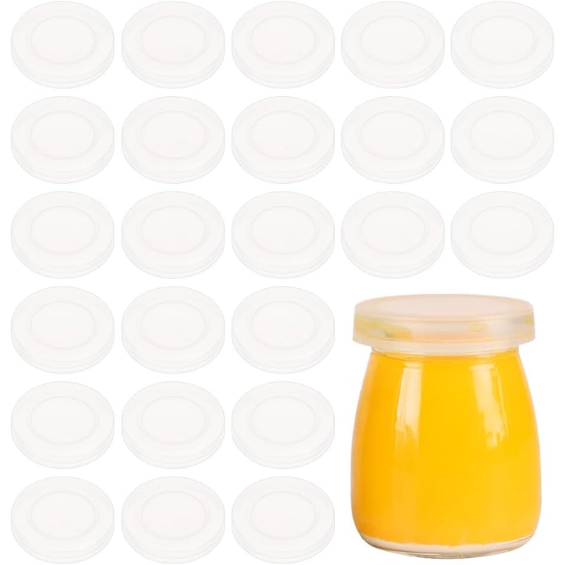 Food Storage Yogurt - 48 Pcs 2inch Yogurt Jar Lids