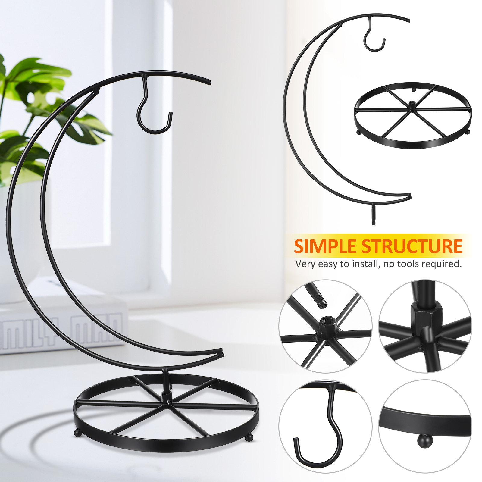 Fruit Plate Hook Metal Rack Ba - Food Storage Rack For Kitchen review and price