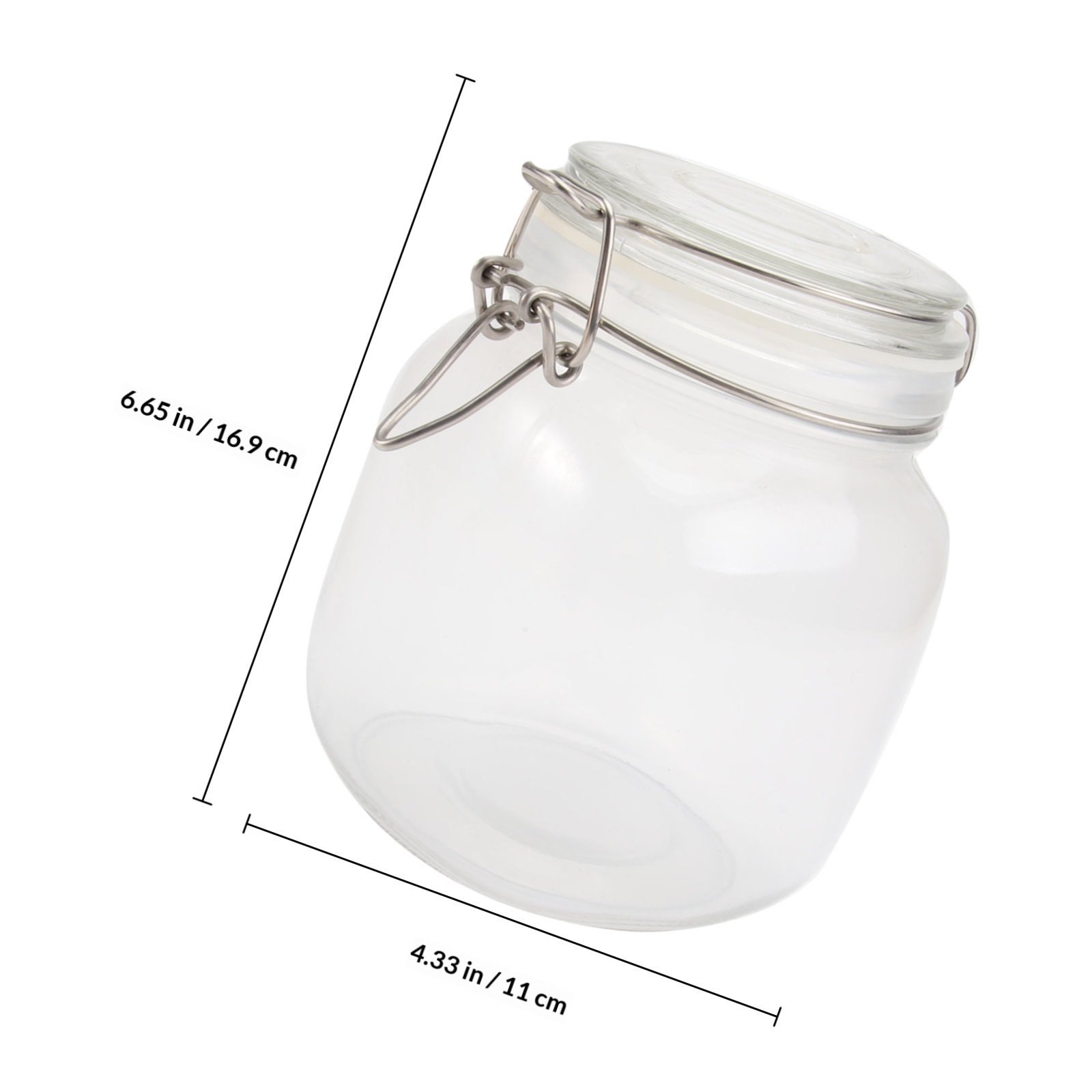 1000Ml Square Transparent Glas - Food Storage Glass Container Set review and price