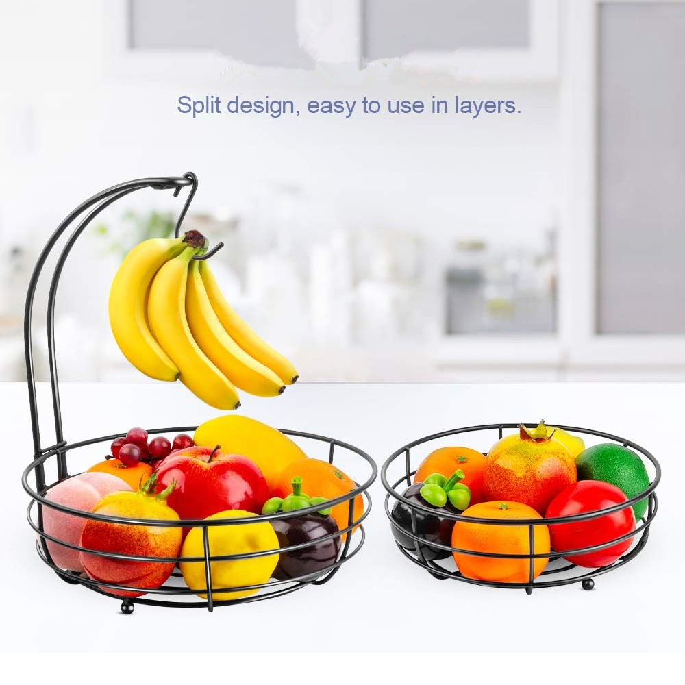 LMETJMA 2-Tier Countertop Frui - Food Storage Rack For Kitchen review and price