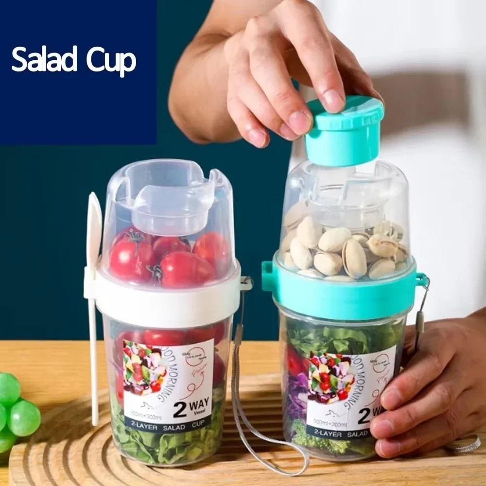 Portable Salad Cup Breakfast C - Food Storage Yogurt review and price