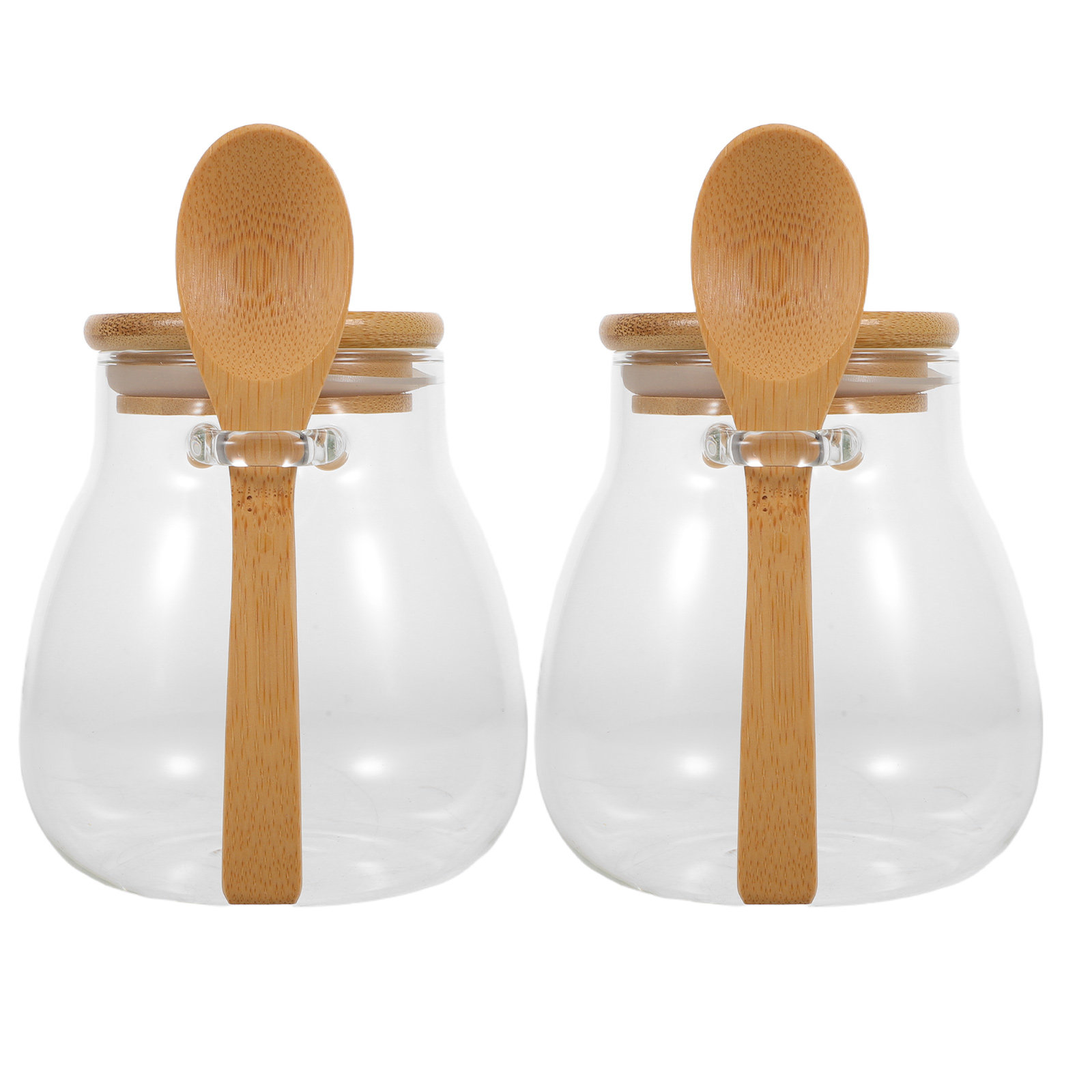 2Pcs Clear Airtight Glass Stor - Food Storage Glass Container Set review and price