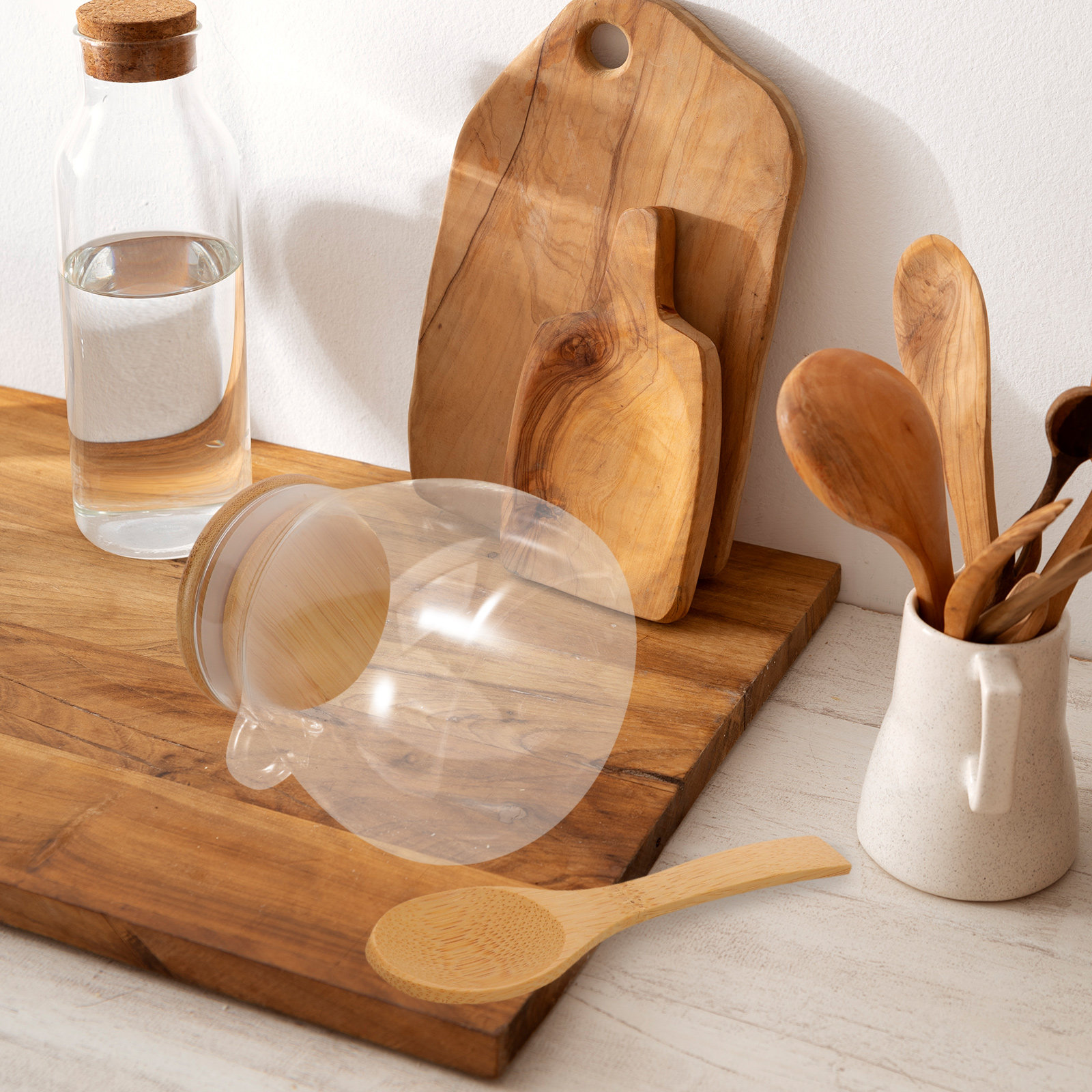 2Pcs Clear Airtight Glass Stor - Food Storage Glass Container Set review and price