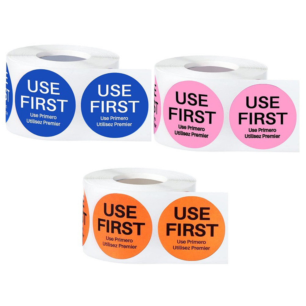 3 Rolls Inventory Control Labe - Food Storage For Restaurant review and price