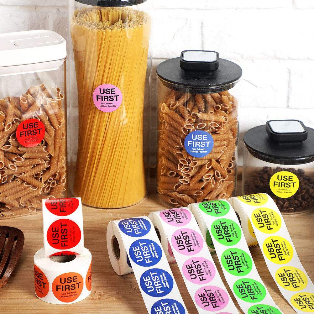 3 Rolls Inventory Control Labe - Food Storage For Restaurant review and price