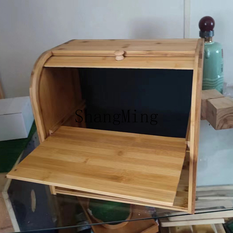 SM Household Bamboo Bread Stor - Food Storage Rack For Kitchen review and price