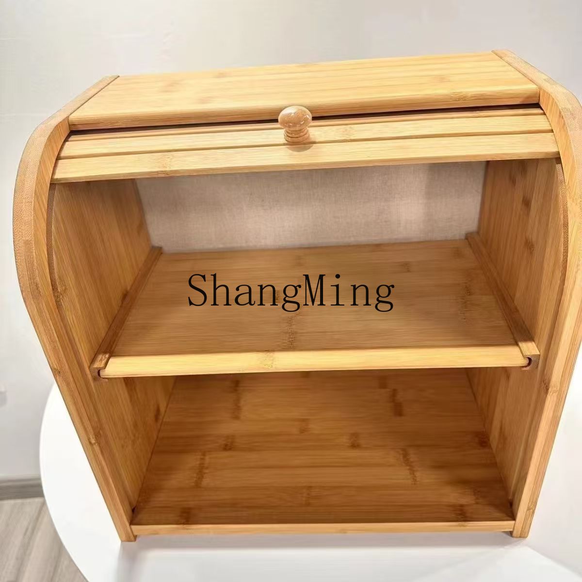 SM Household Bamboo Bread Stor - Food Storage Rack For Kitchen review and price