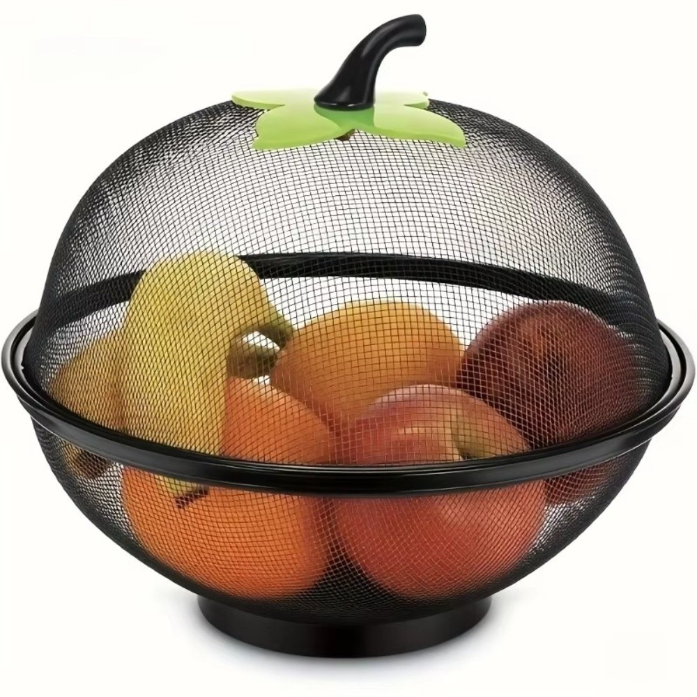 with Mesh Cover Metal Fruit Ba - Food Storage Rack For Kitchen review and price