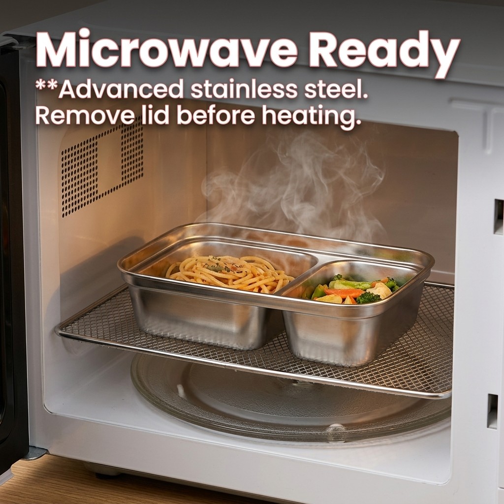 Microwave Safe 304 Stainless S - Food Storage Oven Safe review and price
