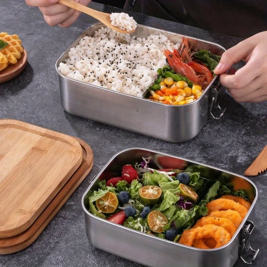 New 304 Stainless Steel Bamboo - Food Storage In Stainless Steel review and price