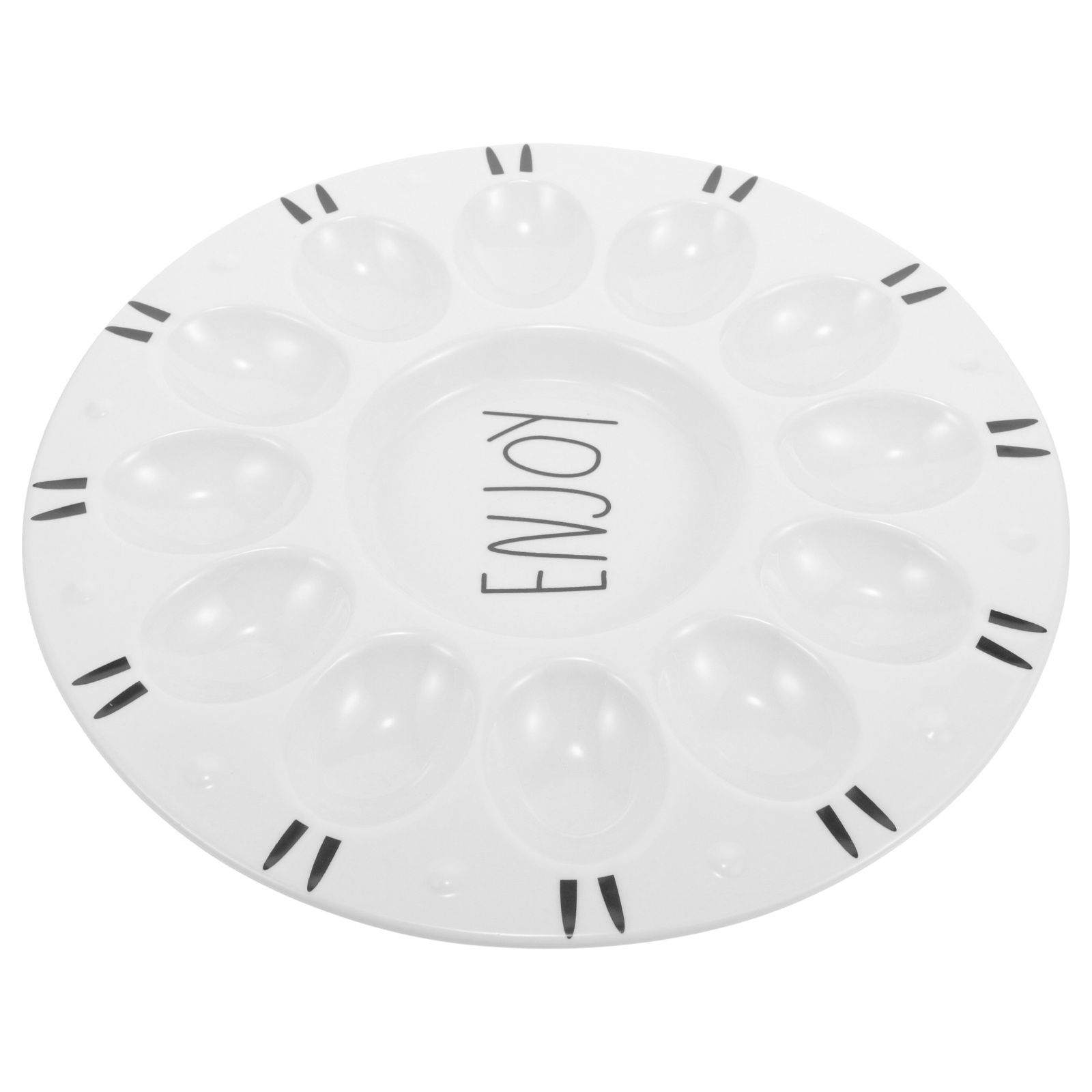 1pc Easter Dish Ceramic Platte - Food Storage For Restaurant review and price
