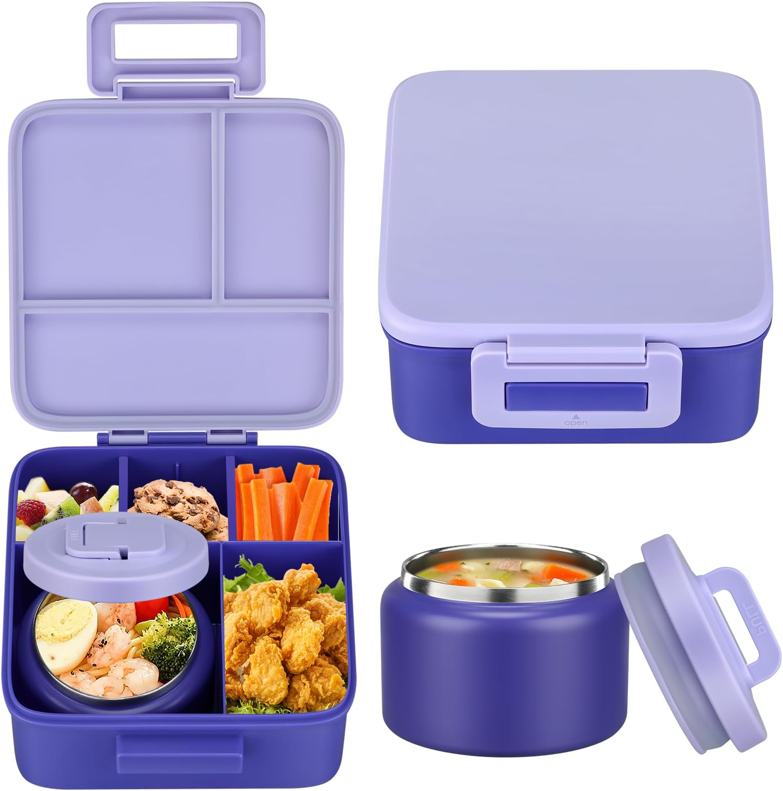 1 Set Bento Lunch Box for Kids - Food Storage Oven Safe review and price