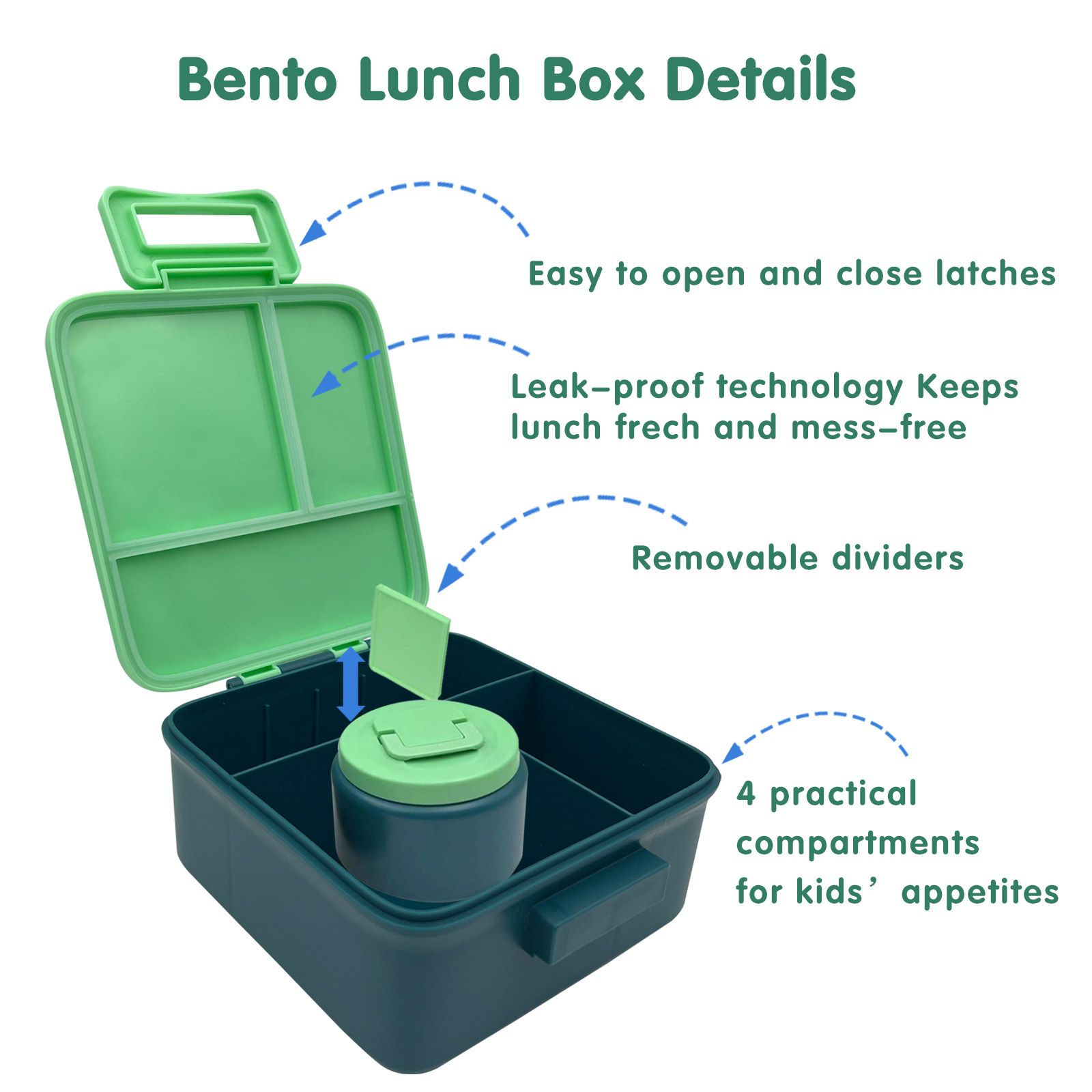 1 Set Bento Lunch Box for Kids - Food Storage Oven Safe review and price