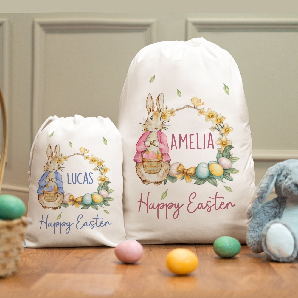 Custom Name Happy Easter Bunny - Zebra Food Storage review and price