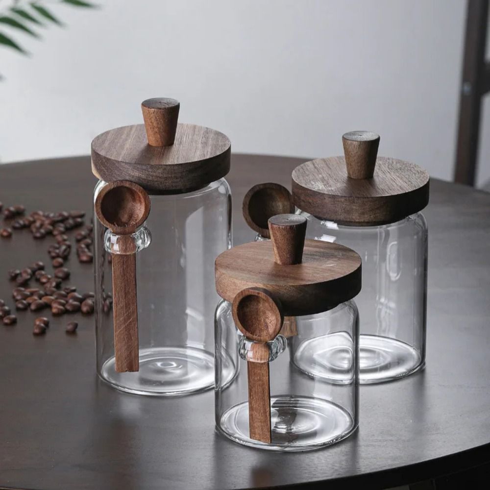 Moisture-proof Coffee Bean Sto - Food Storage Glass Container Set review and price