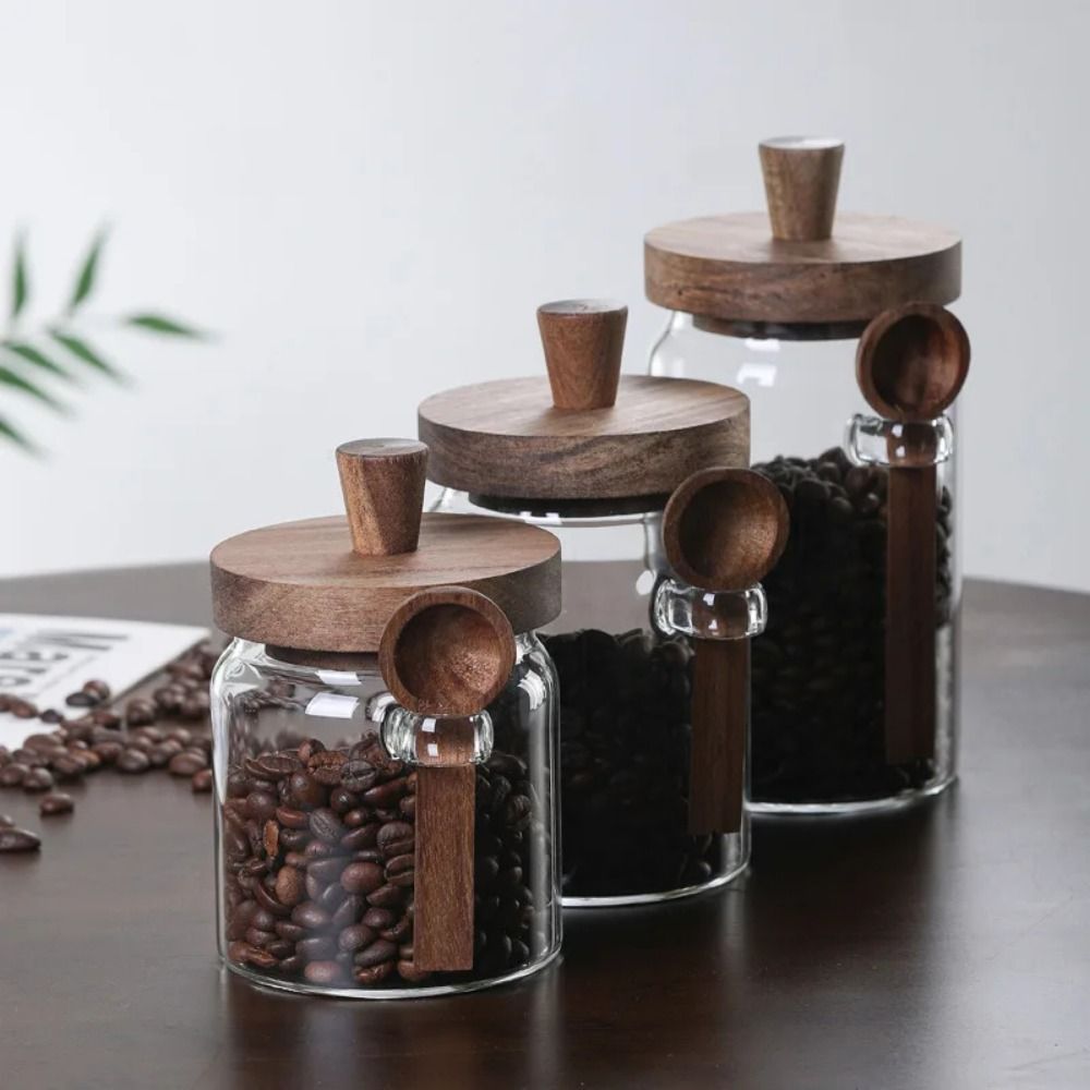 Moisture-proof Coffee Bean Sto - Food Storage Glass Container Set review and price