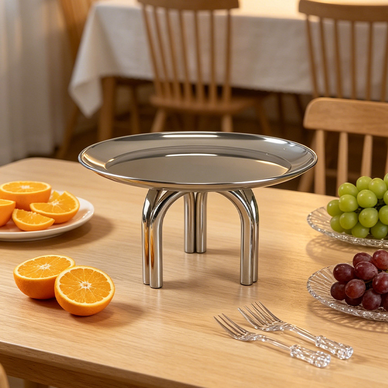 Tripod Stainless Steel Tray, M - Food Storage Rack For Kitchen review and price