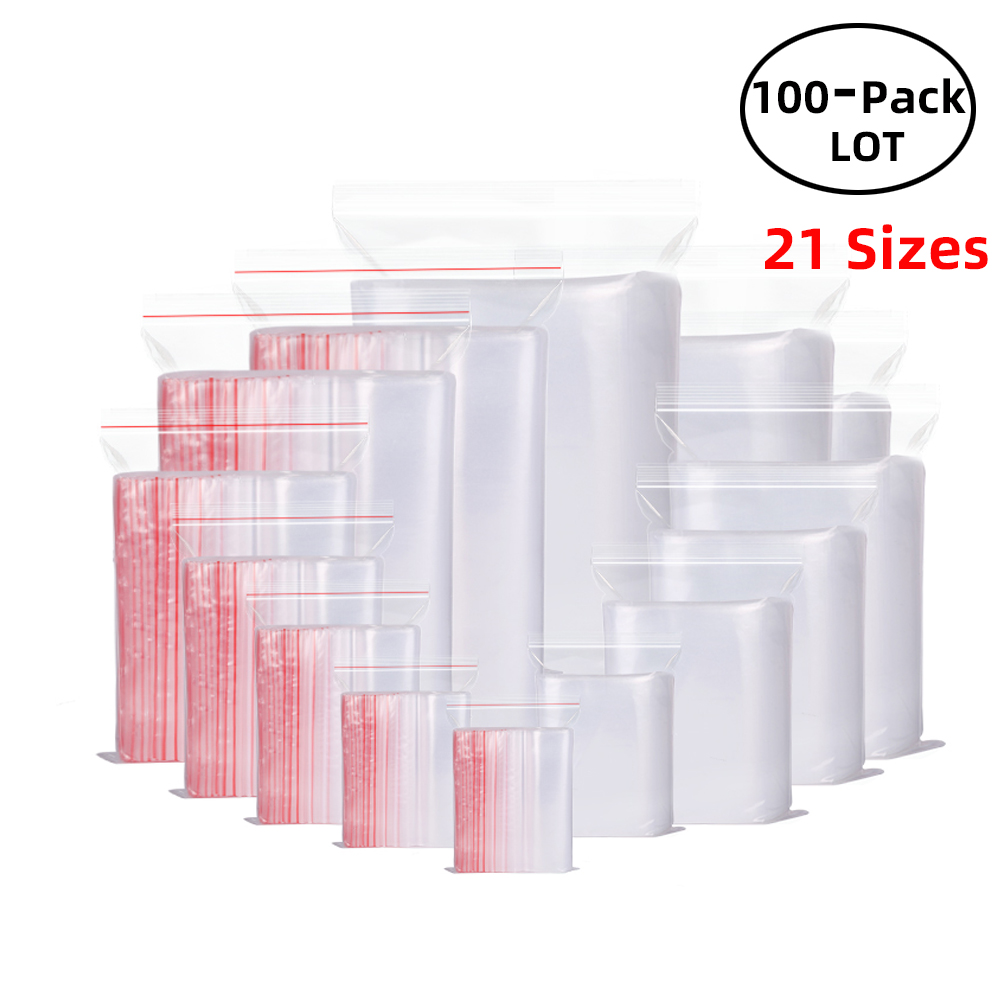 100PCS/Pack Resealable Zip Loc - Food Storage Vacuum Bags review and price