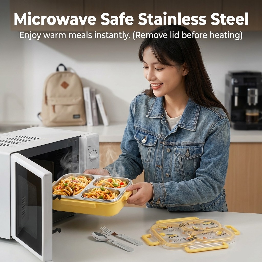 900ML Cute 304 Stainless Steel - Food Storage Oven Safe review and price