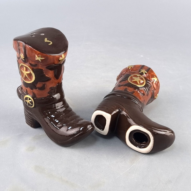 Vintage Boots Ceramic Spice Ja - Food Storage Utensils review and price