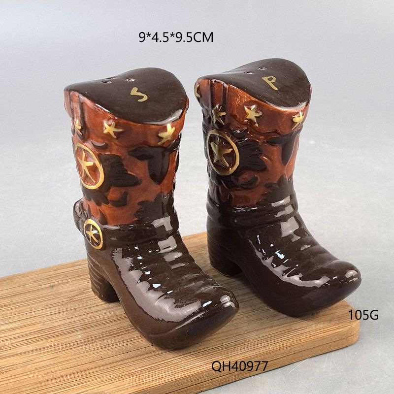 Vintage Boots Ceramic Spice Ja - Food Storage Utensils review and price