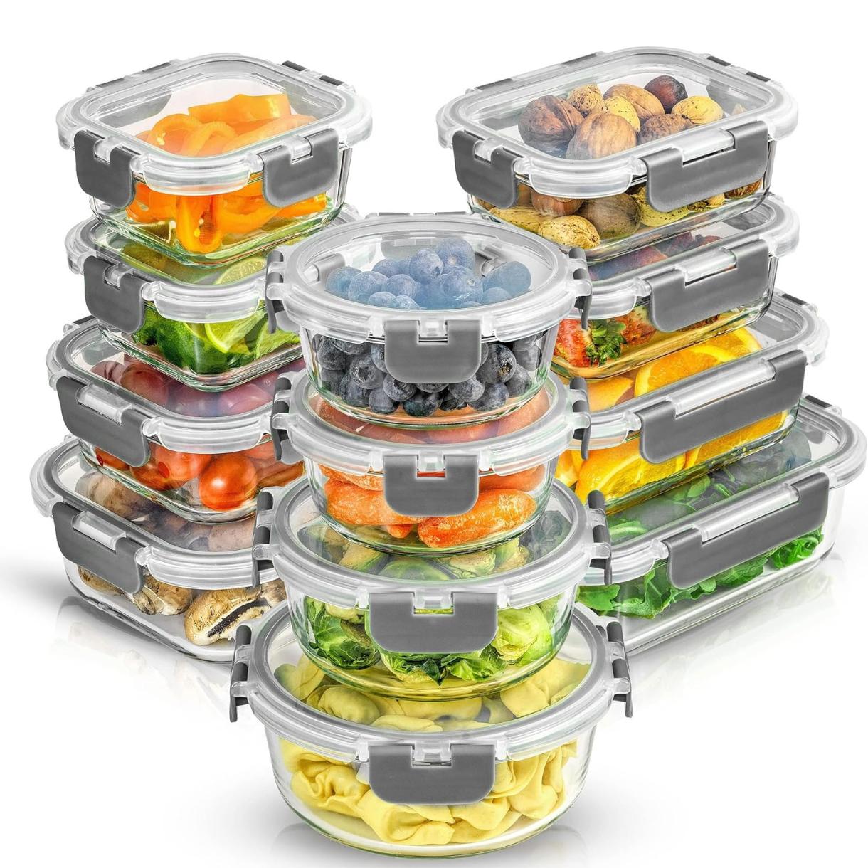 24pc Borosilicate Glass Storag - Food Storage Containers Tupperware review and price