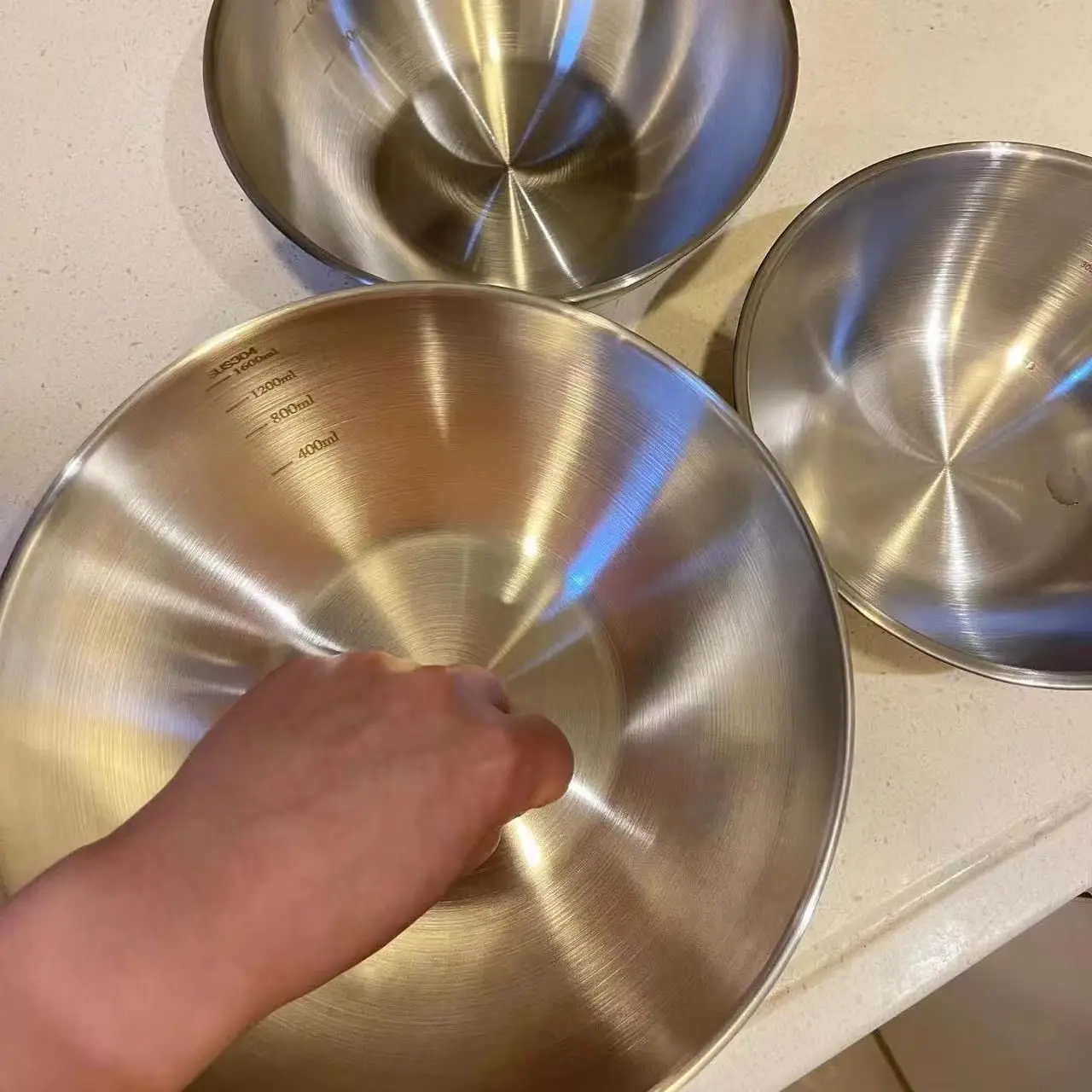 1-3 Stainless Steel Bowl Set w - Food Storage In Stainless Steel review and price
