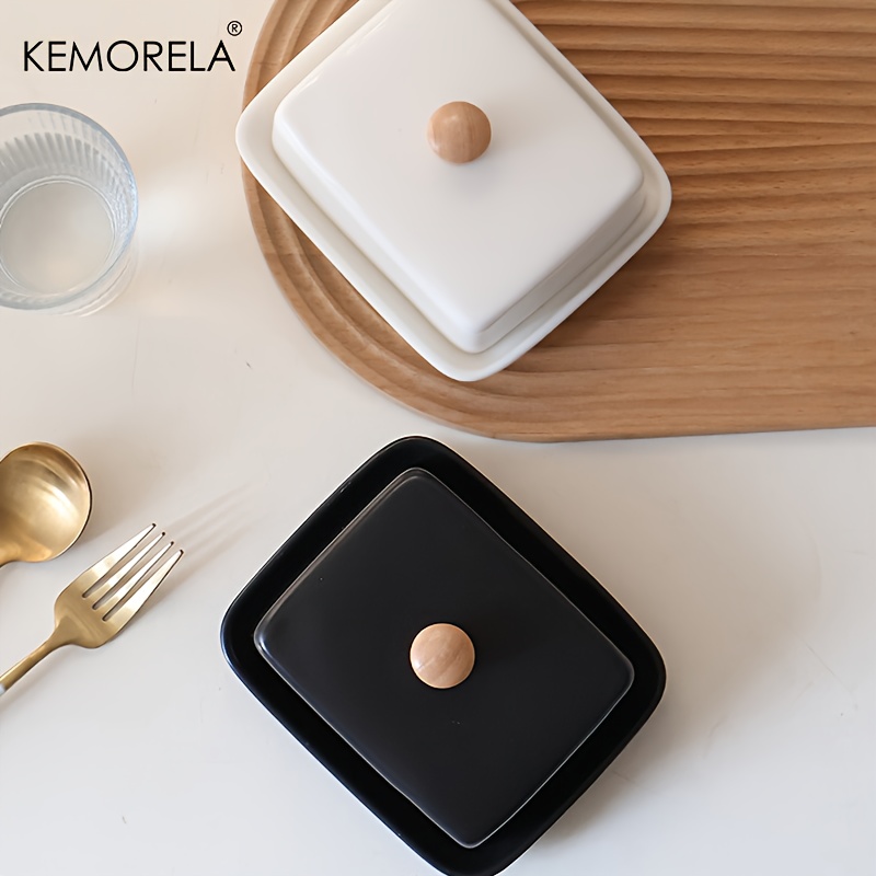 Ceramic Butter Dish with Lid R - Food Storage For Restaurant review and price