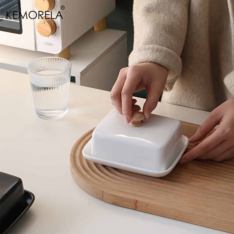 Ceramic Butter Dish with Lid R - Food Storage For Restaurant review and price