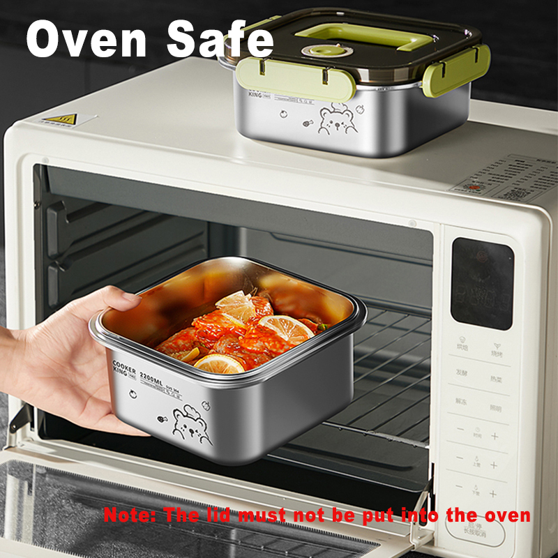 COOKER KING 420ml-6200ml Large - Food Storage Oven Safe review and price