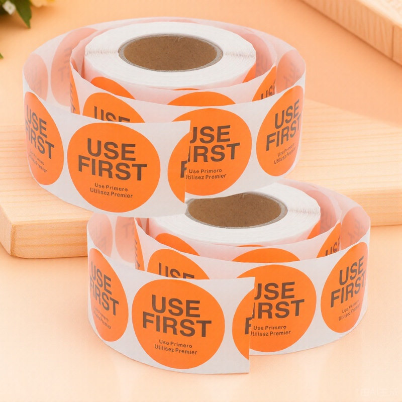 2 Rolls Inventory Control Labe - Food Storage For Restaurant review and price