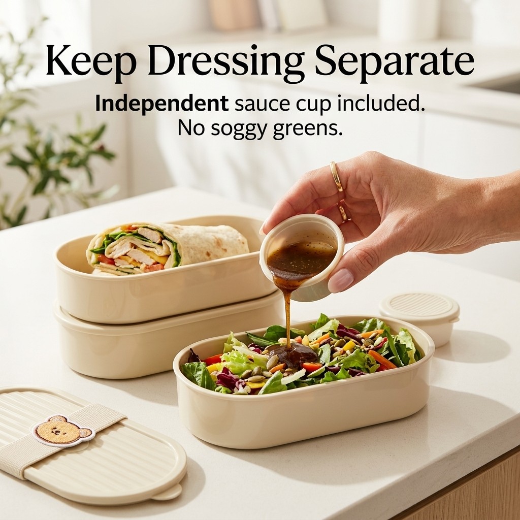 Double Layer Oval Lunch Box Wi - Food Storage Oven Safe review and price