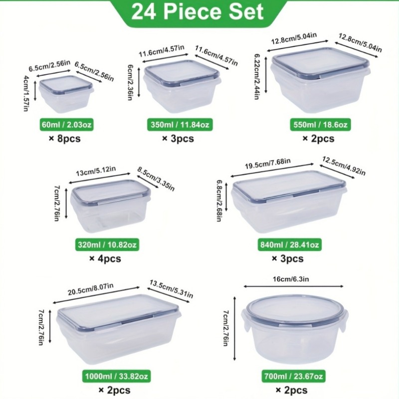 48PCS BPA-Free Food Storage Se - Food Storage Utensils review and price