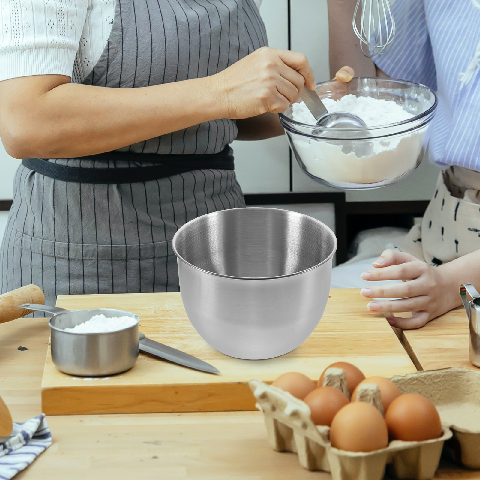 Deep Stainless Steel Mixing Bo - Food Storage In Stainless Steel review and price