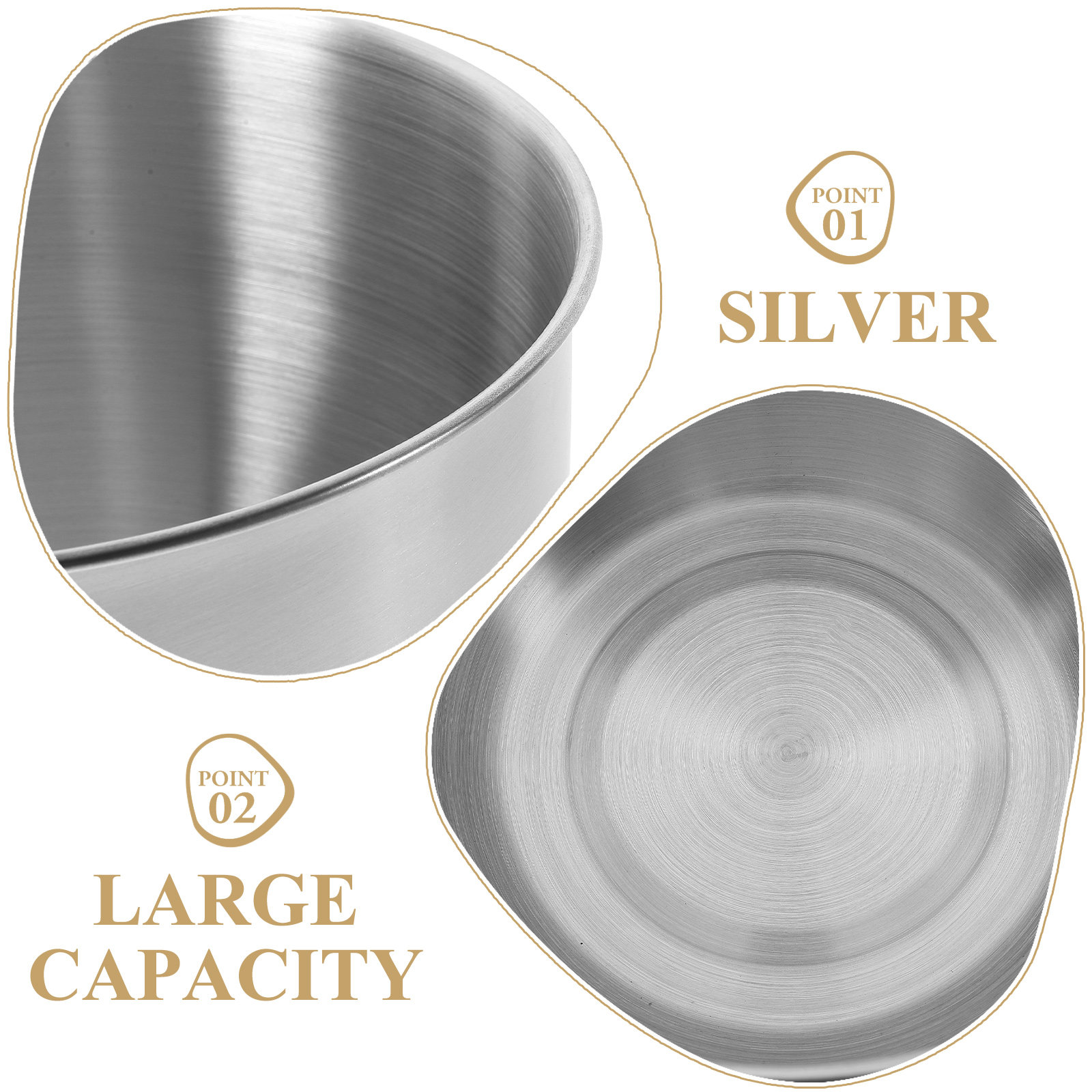 Deep Stainless Steel Mixing Bo - Food Storage In Stainless Steel review and price