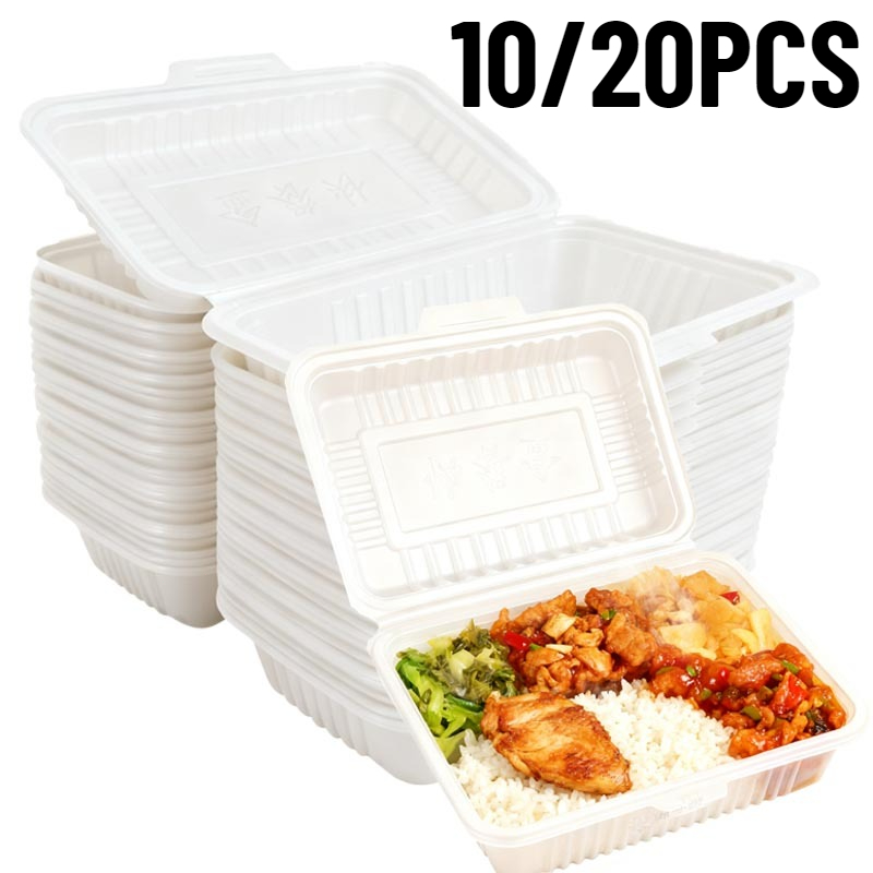 10/20PCS Disposable Lunch Boxe - Food Storage For Restaurant review and price