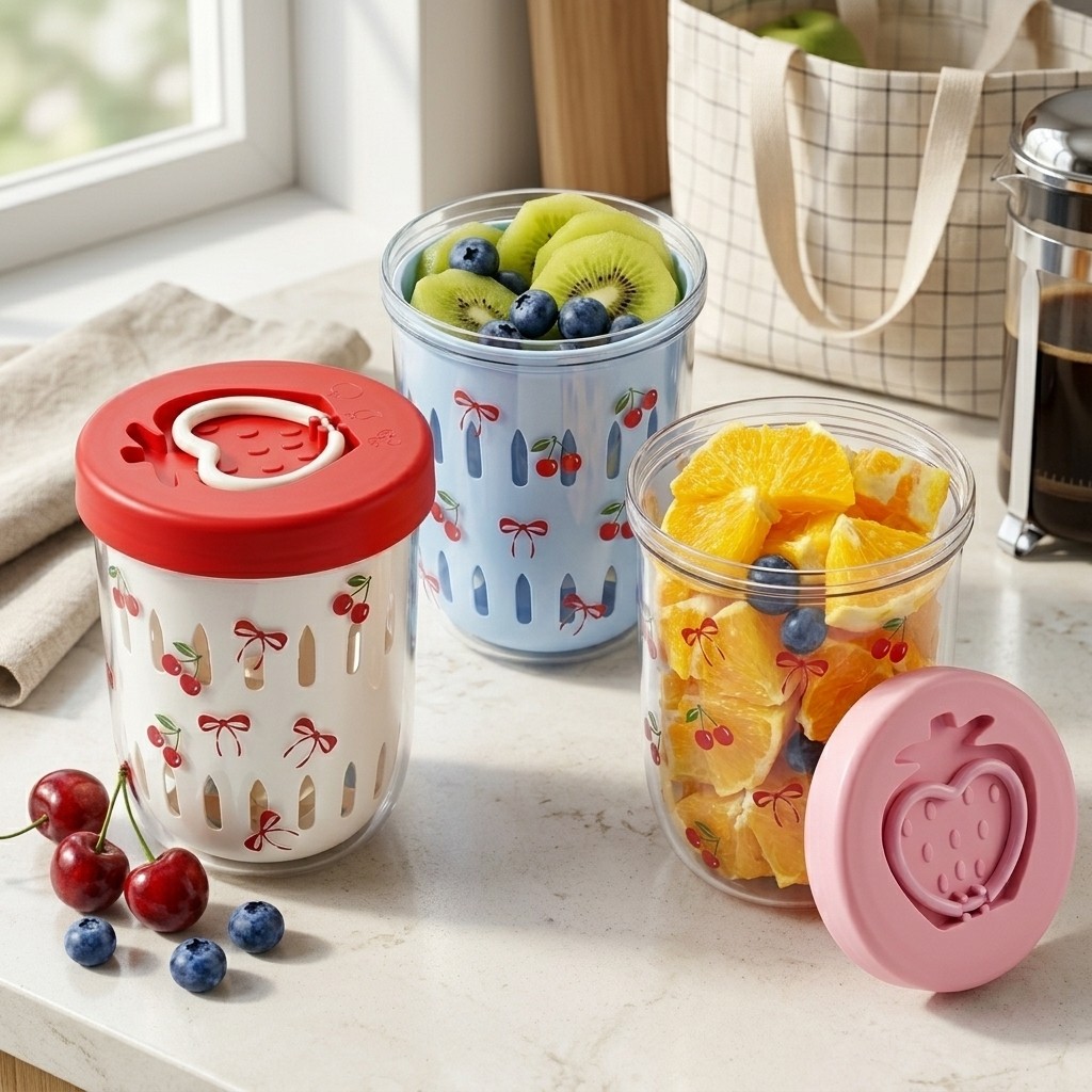 Plastic Salad Container with L - Food Storage Yogurt review and price