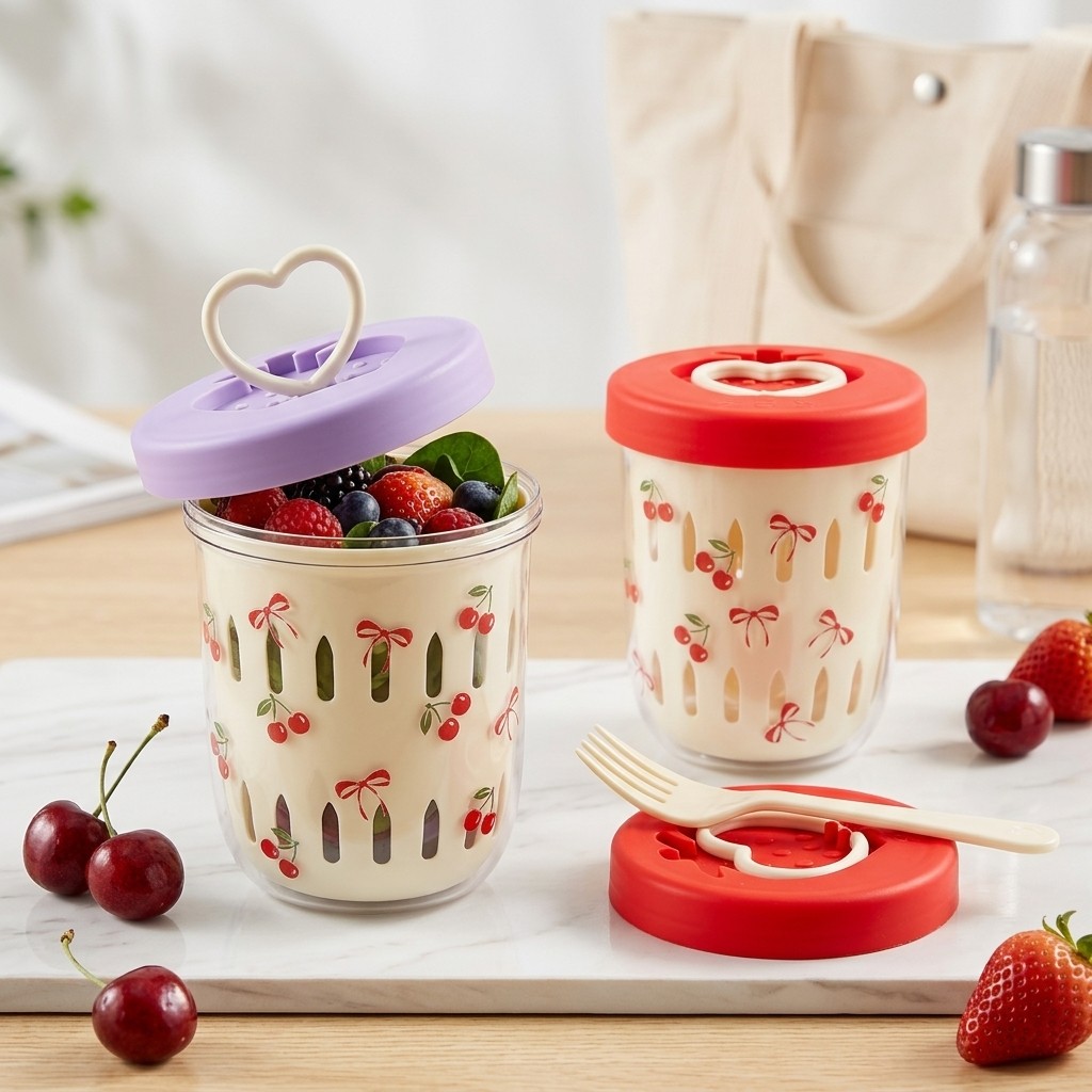 Plastic Salad Container with L - Food Storage Yogurt review and price