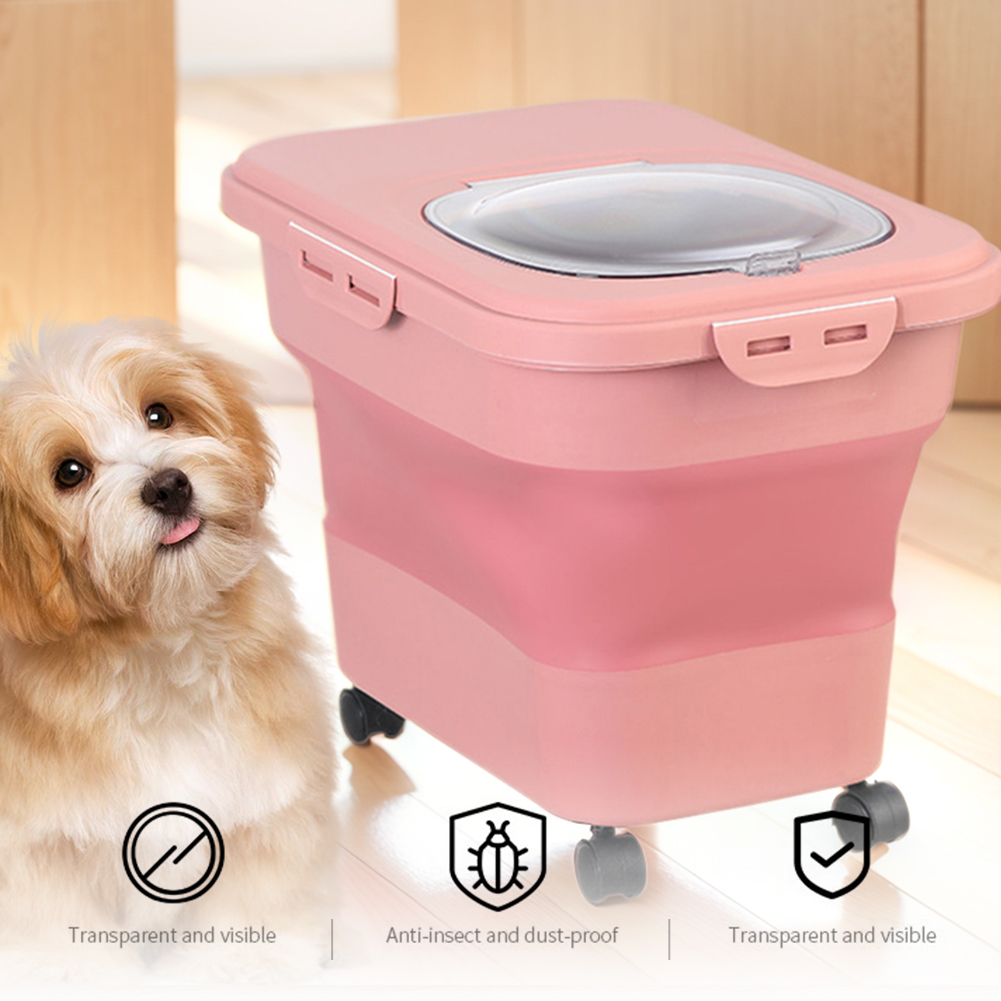 Collapsible Dry Cat Food Box 2 - Food Storage Oven Safe review and price