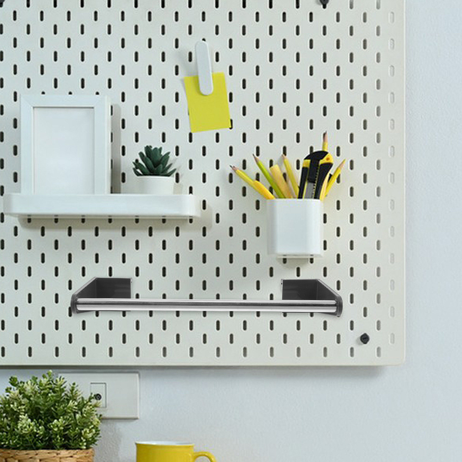 Wall-Mounted Pegboard Organize - Food Storage Rack For Kitchen review and price